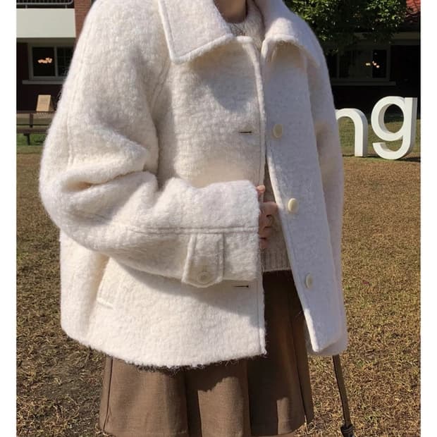 디어먼트 덤블 하프 싱글 코트