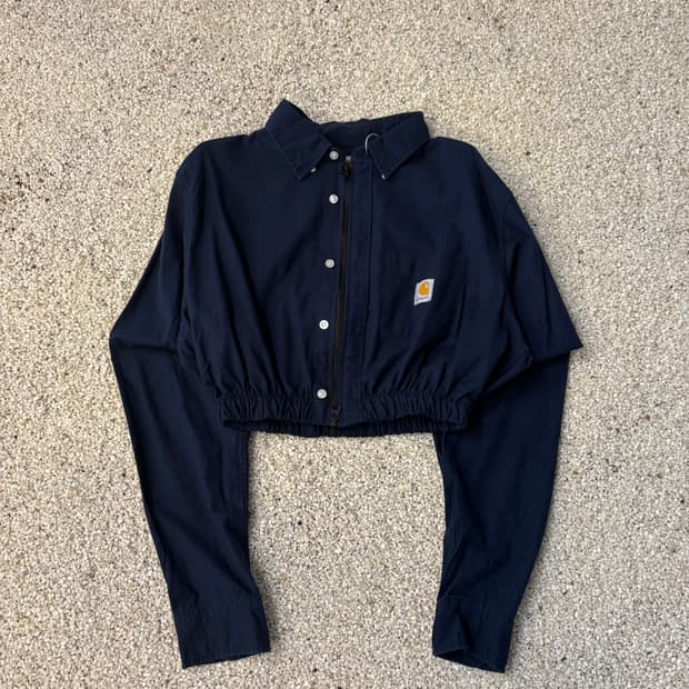 칼하트 커스텀 크롭 셔츠 ⭐️859