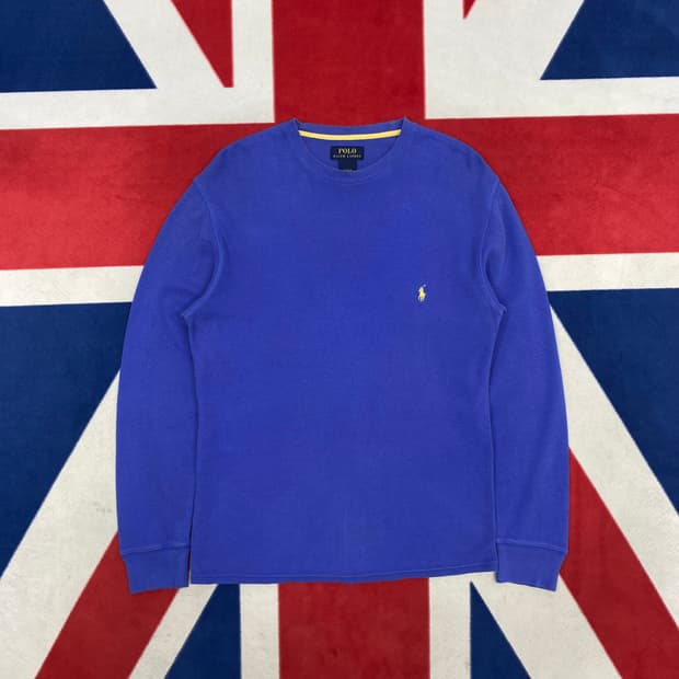 폴로 와플 롱슬리브 S 실측 M 