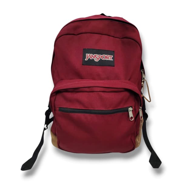 Jansport 잔스포츠 버건디 레드 백팩