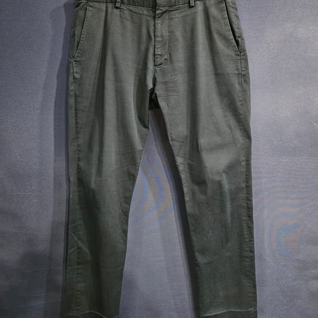 코스 네이비 남성 허리 34 면바지 