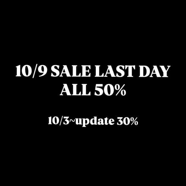Last day sale all 50%