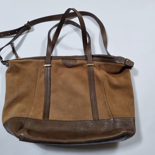 마시모두띠 천연 스웨이드및 가죽 숄더백 또는 쇼퍼백