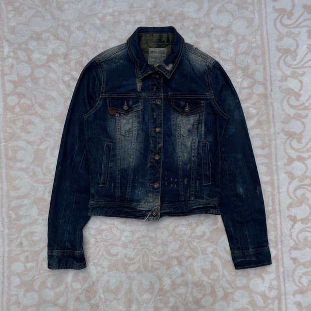BUCKAROO y2k Distressed Denim Jacket
