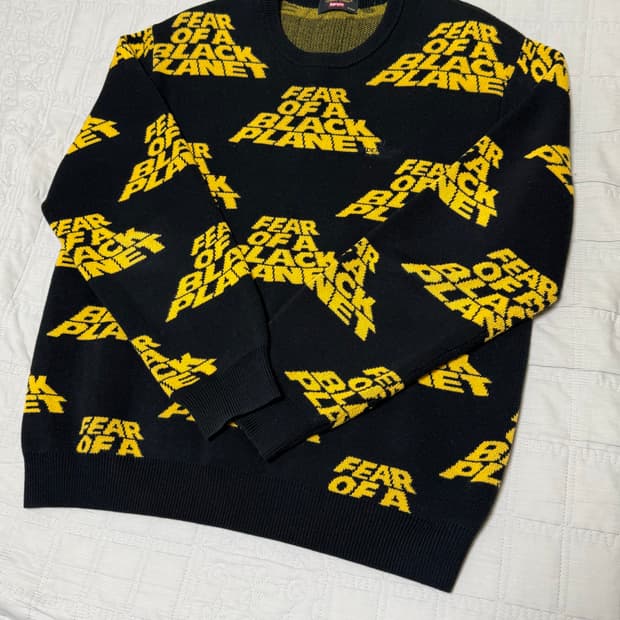 슈프림 언더커버 퍼블릭 에너미 니트