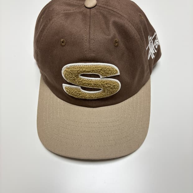 스투시 셔닐s 볼캡 베이지