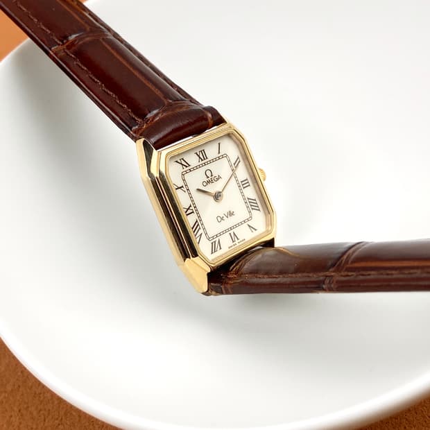 OMEGA Lady De Ville square watch 