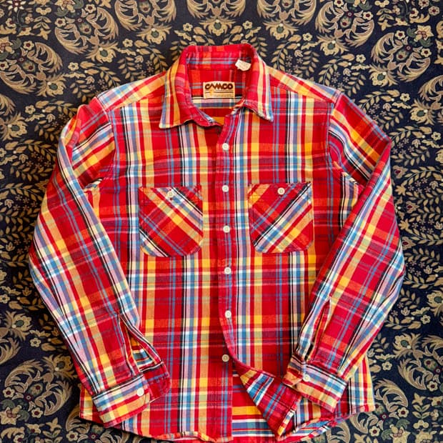 Camco 헤비 플란넬 워크셔츠