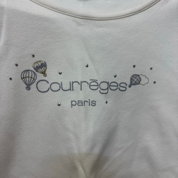 Courreges 긴팔 티셔츠