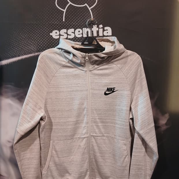 나이키 후드집업 어드벤스15 니트 풀집 그레이