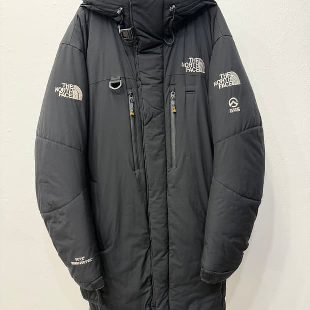 정품) 노스페이스 고어텍스 히말라야 롱패딩 L