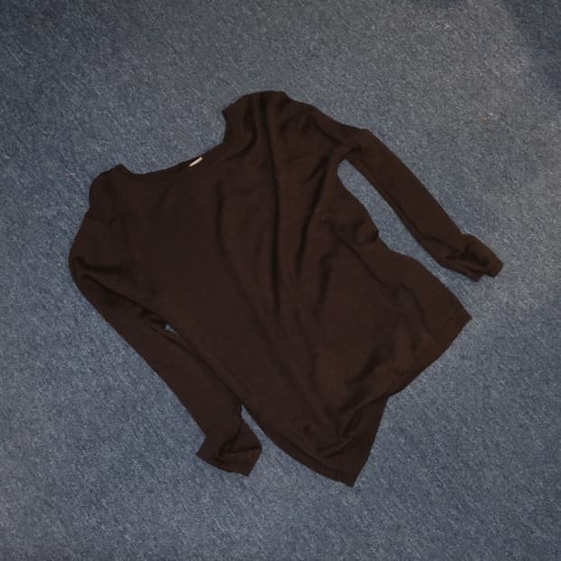 마가렛호웰 딥 브라운 울 니트