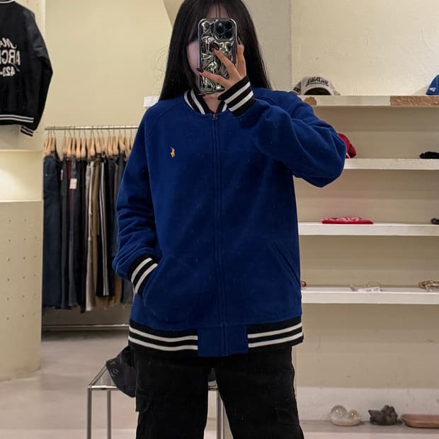 폴로 랄프로렌 포니 로고 집업 바시티 자켓 U1660