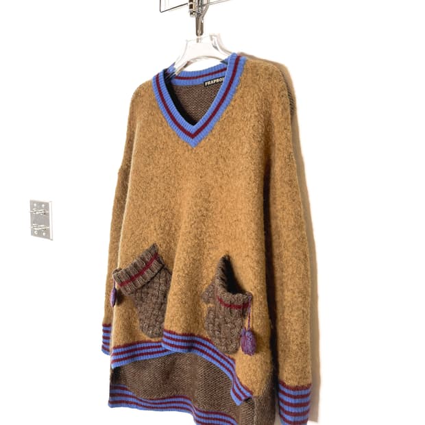 후라보아 이세이 미야케 글로브 포켓 니트