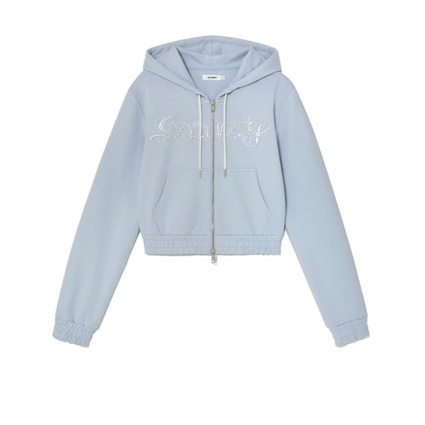 글로니 크롭 후드집업 BONNIE CROP ZIP UP 