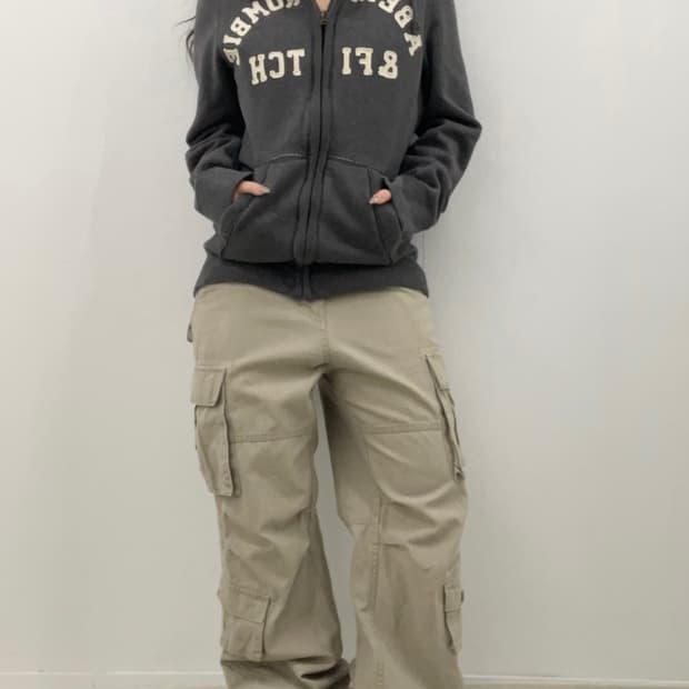 pocket beige cargo pants