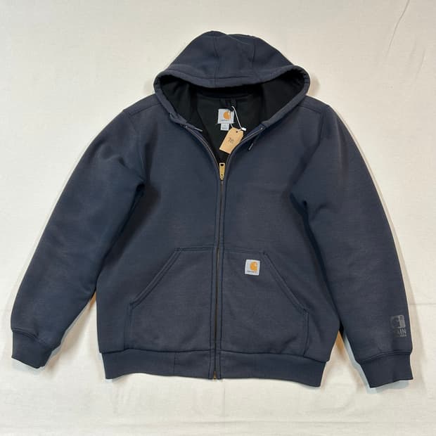 S) 칼하트 레인디펜더 워크웨어 써멀 후드집업 네이비 T82
