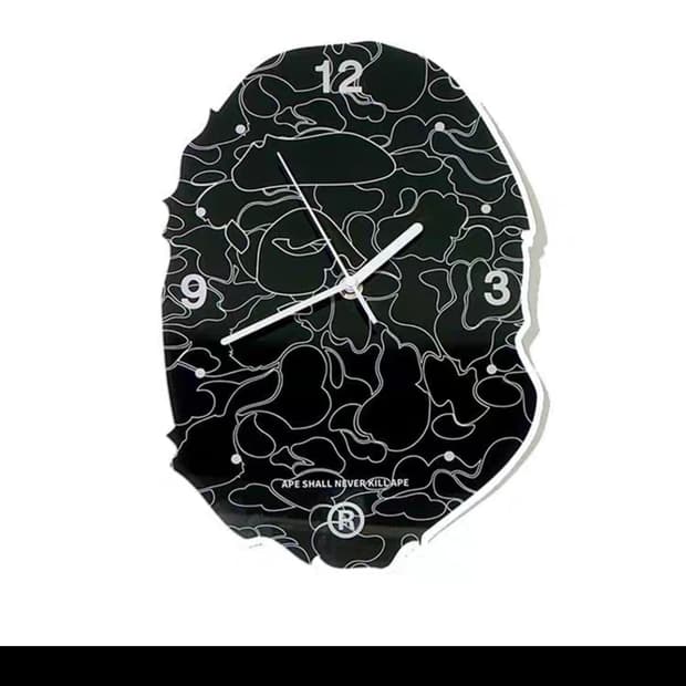 베이프 벽걸이 시계(인테리어소품)