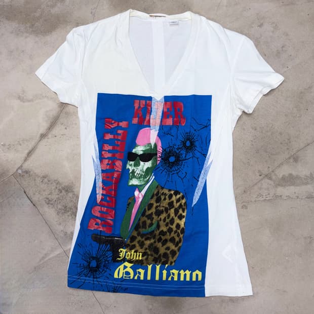 [S] SS07 John Galliano Rockabilly Tshirt