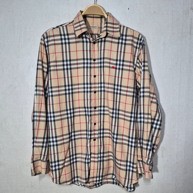 버버리 클래식 노바체크 셔츠 (L)
