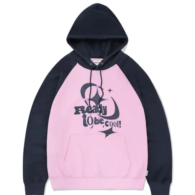 게인스보로 레디투비 후드티_핑크/네이비