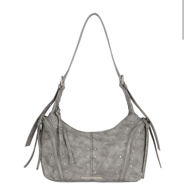 일리고 리프 아일렛 숄더 백 그레이