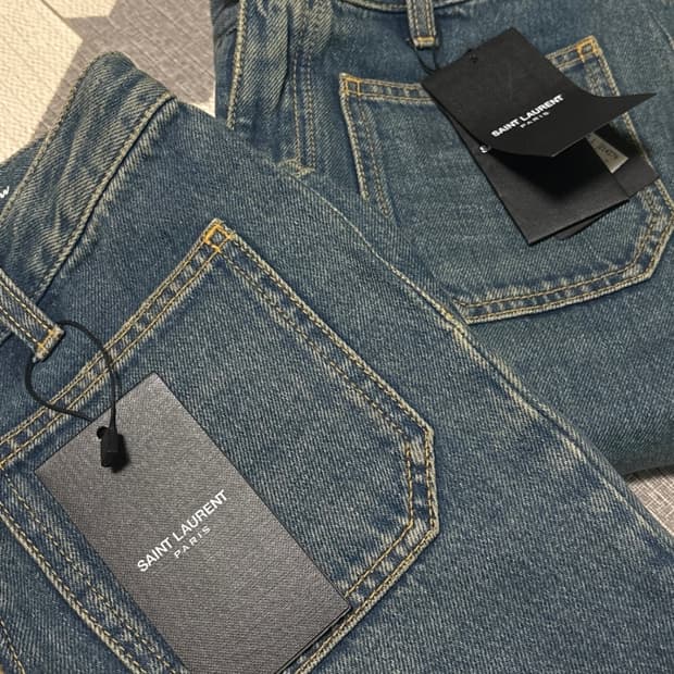 (새상품) 생로랑 ysl 데님바지