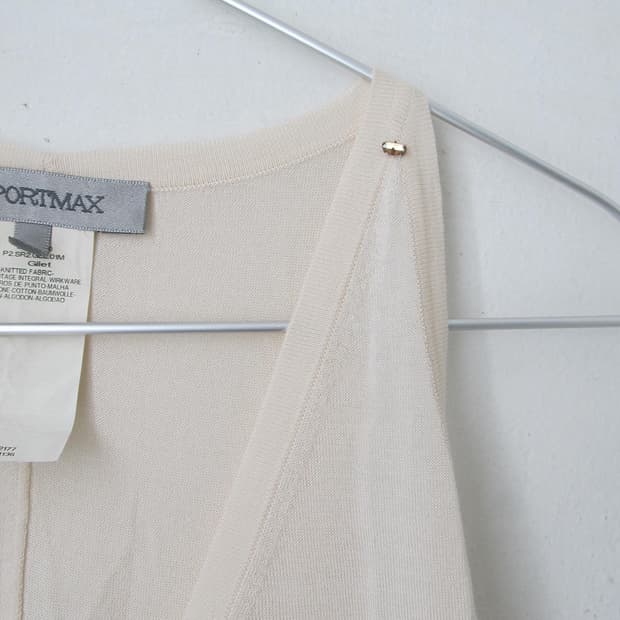 sportmax unstructured sleeveless