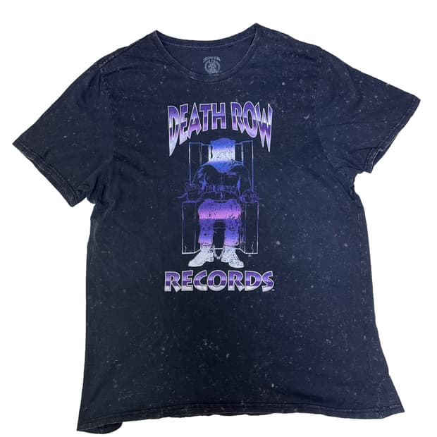 빈티지 데스로우 레코즈 스톤워싱 티셔츠 XL