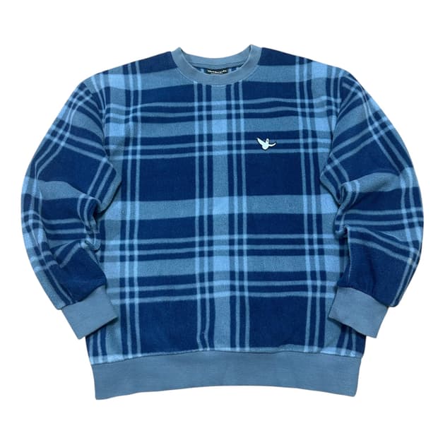 ✨ (바배) 마크곤잘레스 체크 플리스 맨투맨 