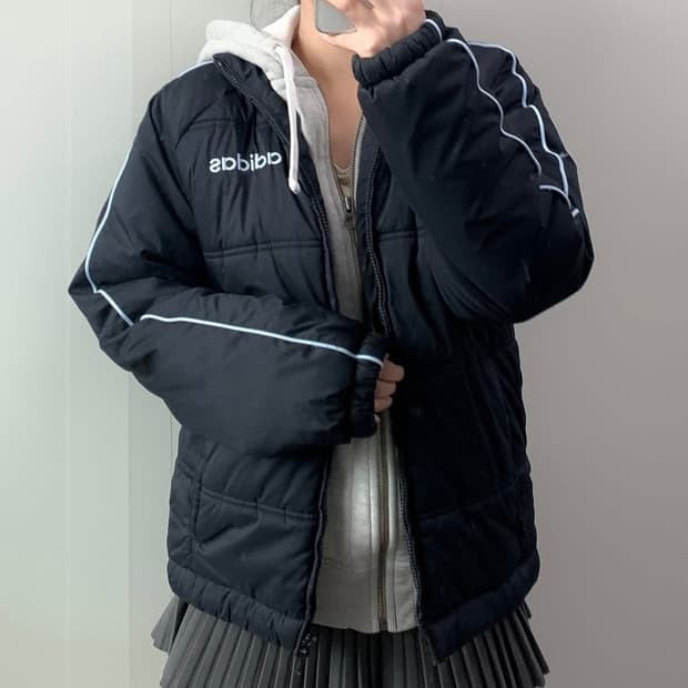 아디다스 패디드 자켓 점퍼