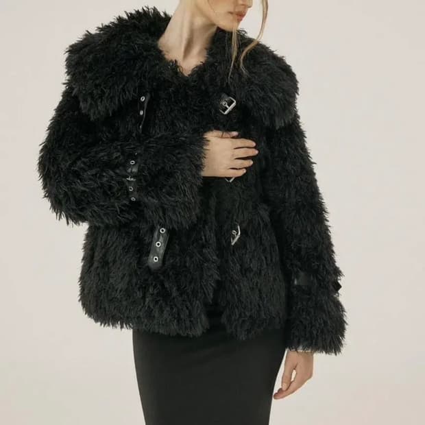 쓰리타임즈 티아나 퍼자켓