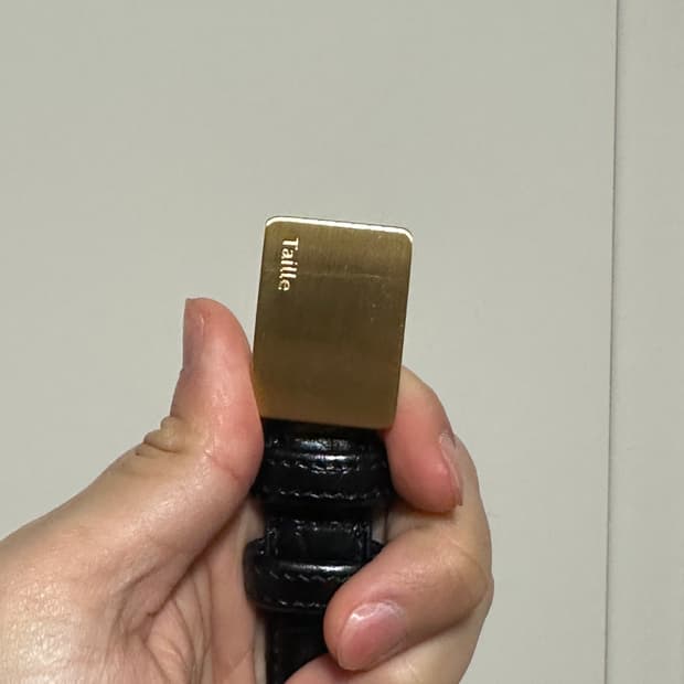 타일레 벨트 골드 큰사이즈