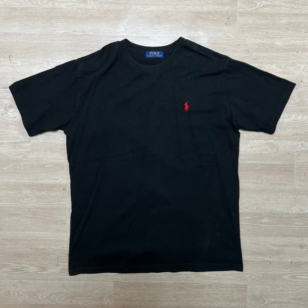 폴로 랄프로렌 스몰포니 반팔 티셔츠 [블랙] L/100