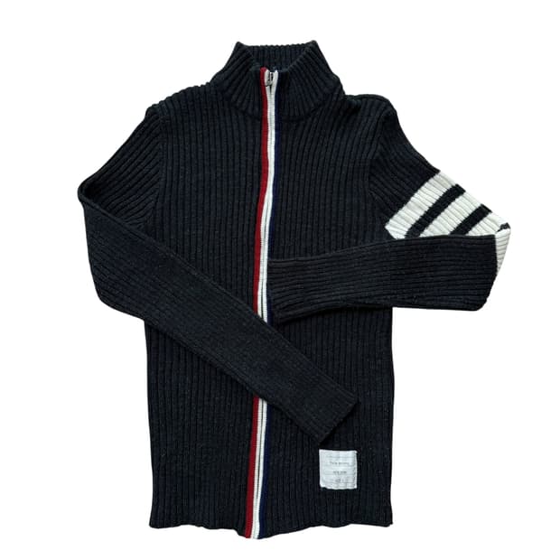 톰브라운 니트 집업