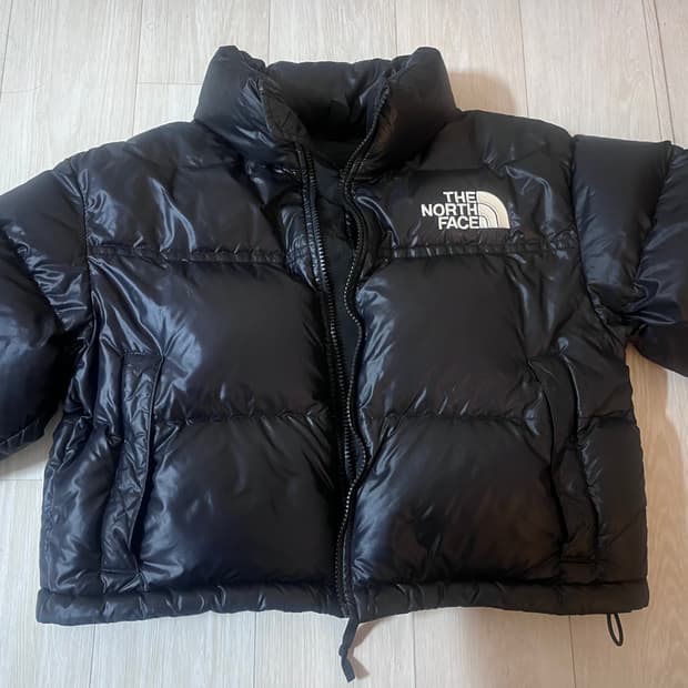 노스페이스 크롭패딩