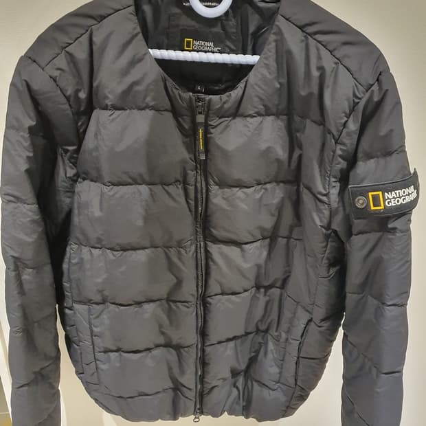네셔널지오그래픽 u넥경량패딩 