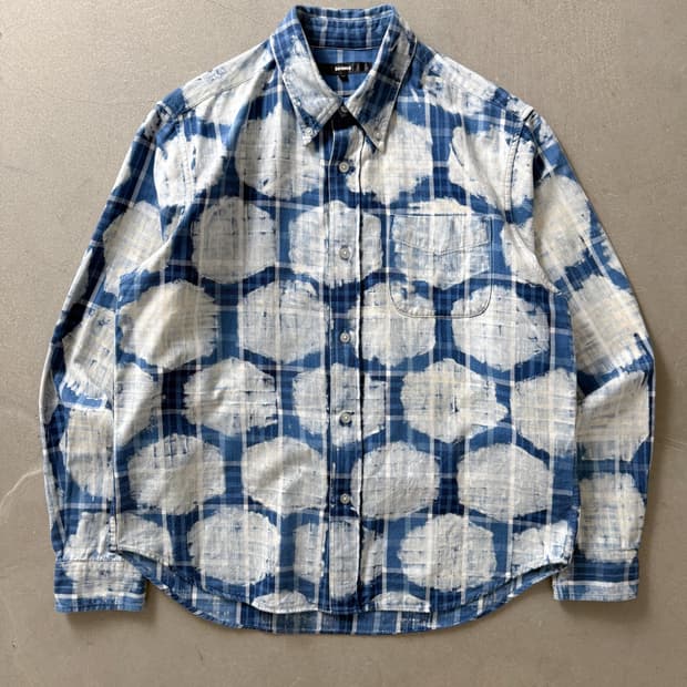 Beams Pattern Cotton Shirt