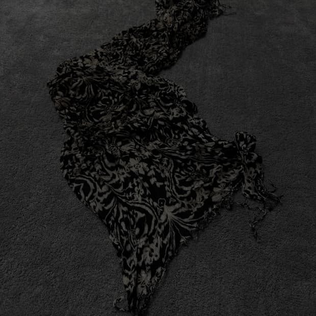 Vintage v-kei punk mood gothic scarf