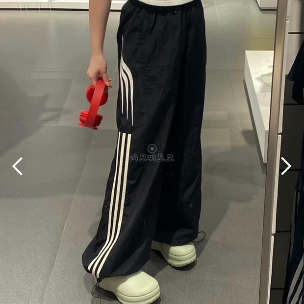 아디다스 아틀란타 컷 라인 나일론 트랙 팬츠