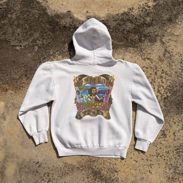 90s USA OG Aloha 빈티지 후드티 M