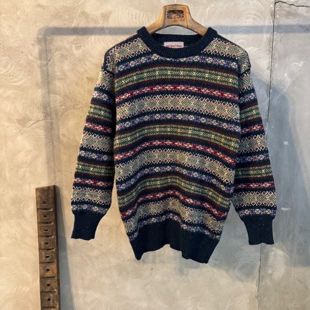 미쉘 로스 페어아일 니트 100