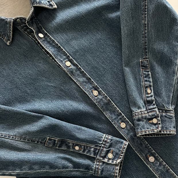 시스템옴므 데님 셔츠 자켓