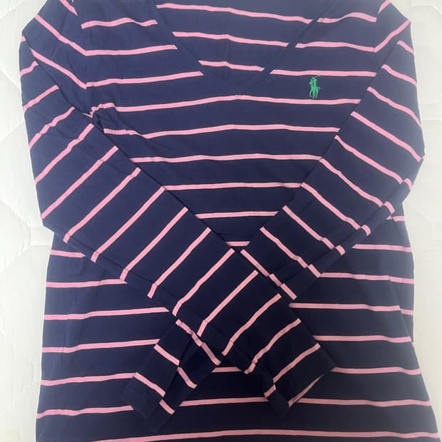 폴로랄프로렌 브이넥 티셔츠 M