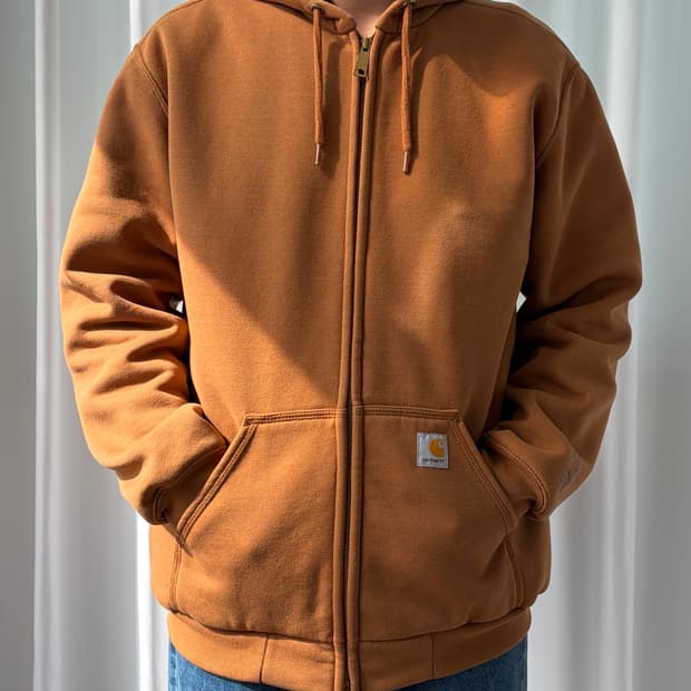 [L]칼하트 써멀 레인디펜더 된장 후드집업