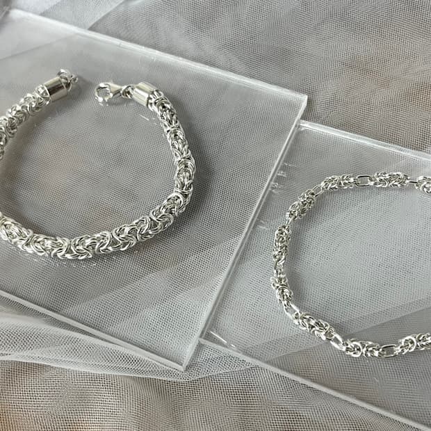 925silver 커플팔찌