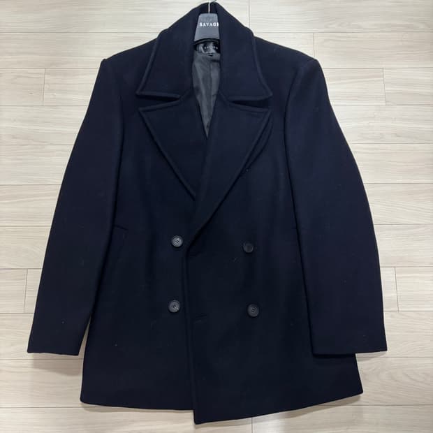 세비지 24fw 피코트 네이비 M