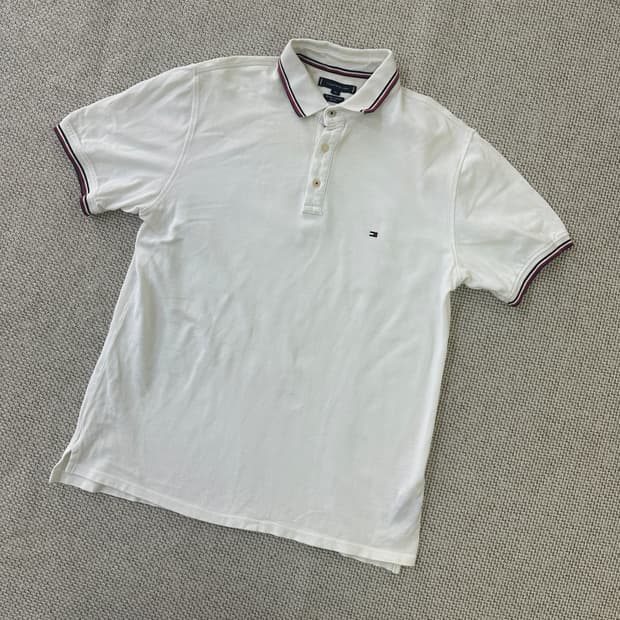 XL 타미힐피거 반팔 폴로 셔츠 0416D