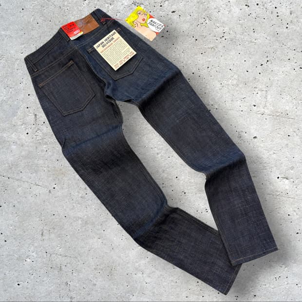 [28] 네이키드 앤 페이머스 헤리티지 셀비지 데님 진청 팬츠 D588