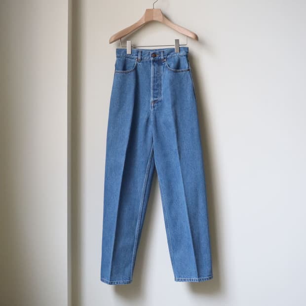 Cristaseya 크리스타세야 블리치드 하이웨스트 데님 청바지